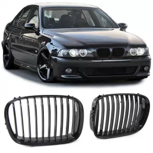 Sport front grille gloss black suitable for BMW 5 Series E39 1995-2003