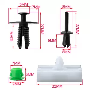 Mounting side skirt clips clamps fits for BMW E36 E39 E46 E90 E91