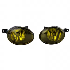 Clear glass fog light set yellow for VW Golf 6 VI Caddy Jetta Tiguan Touran