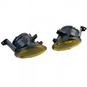 Clear glass fog light set yellow for VW Golf 6 VI Caddy Jetta Tiguan Touran