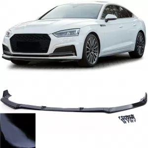 Front spoiler lip performance gloss black suitable for Audi A5 F5 2016-2019