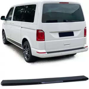 Loading sill protector for bumper black gloss for VW Bus T5 T5.1 T6 T6.1 from 03