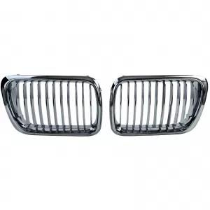 Sport front grille chrome fits for 3 Series BMW E36 Facelift 1996-2000