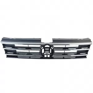 Radiator grille black with chrome strips for VW Tiguan II 2016-2020