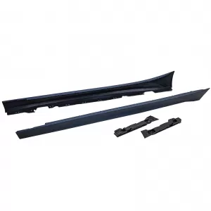 Paraurti kit carrozzeria sportivo, minigonne laterali, diffusore per BMW Serie 1 F20 LCI 15-20, 1 terminale di scarico-image-6210725