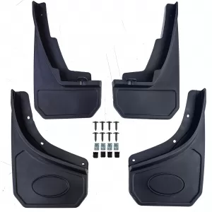Premium mud flap set front and rear for Land Rover Defender L663 from 2020