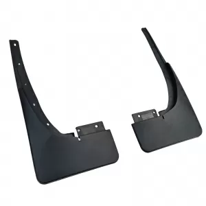 Mud Flap Set front and rear Black for Ford Ranger T6 T7 T8 12-22