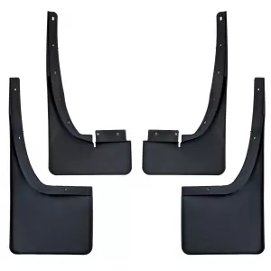 Mud Flap Set front and rear Black for Ford Ranger T6 T7 T8 12-22