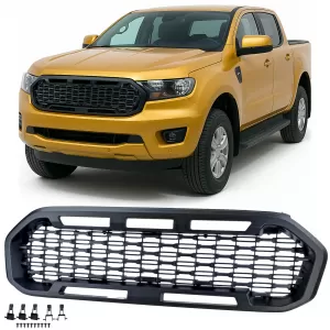 Honeycomb Performance Grille Black without Emblem for Ford Ranger T8 19-22