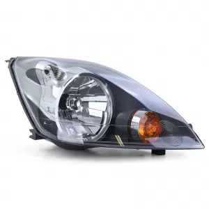 Headlight H4 Black with Motor Right for Ford Fiesta JH JD 05-07