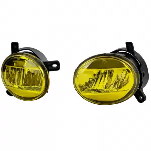Clear glass LED fog light set yellow for Audi A4 8K A6 4F Q5 Seat Exeo