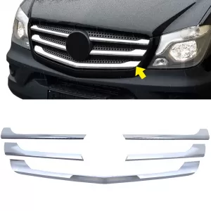 Chrome trim strips grille for Mercedes Sprinter W906 Facelift 2013-2018