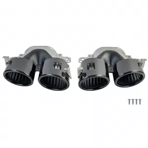 Kit carrozzeria paraurti diffusore posteriore griglia radiatore adatto per Mercedes W177 con A Design-Line-image-6211063