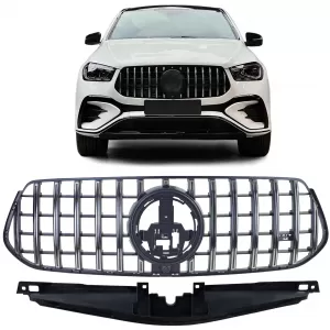image-71-Sport hűtőrács fekete króm Mercedes GLE V167 Coupe C167 2023-tól AMG-vel