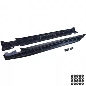 Pedane in alluminio stile OE Edizione Nera con ABE !! adatte per Mercedes GLC X253 15-22-image-6211102