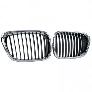 Sport grille front grill black chrome fits for 5 Series BMW E39 1995-2003
