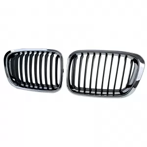 Sport front grille black chrome for 3 Series BMW E46 pre-facelift 1998-2001