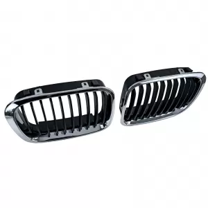 Sport front grille black chrome for 3 Series BMW E46 pre-facelift 1998-2001