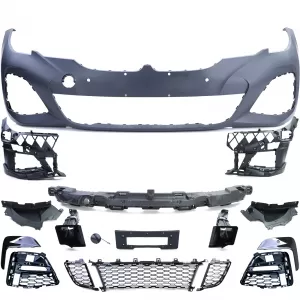 Paraurti anteriore sportivo completo di accessori + ABE adatto per BMW 3er G20 G21 2018-2022-image-6211141