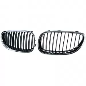 Sport grille front grill black chrome fits for 5 Series BMW E60 E61 2003-2010