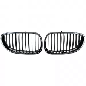 Sport grille front grill black chrome fits for 5 Series BMW E60 E61 2003-2010