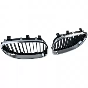 Sport grille front grill black chrome fits for 5 Series BMW E60 E61 2003-2010