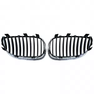 Sport grille front grill black chrome fits for 5 Series BMW E60 E61 2003-2010