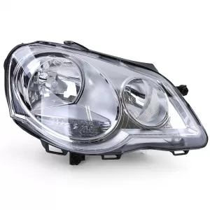 Headlight H7 H1 with LWR motor right for VW Polo 9N3 2005-2009