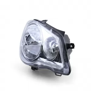 Headlight H7 H1 with LWR motor right for VW Polo 9N3 2005-2009