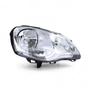 Headlight H7 H1 with LWR motor right for VW Polo 9N3 2005-2009