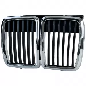 Sport front grille black chrome fits for 3 Series BMW E30 1982-1994