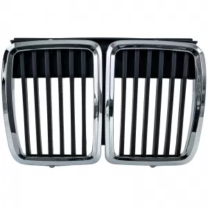 Sport front grille black chrome fits for 3 Series BMW E30 1982-1994