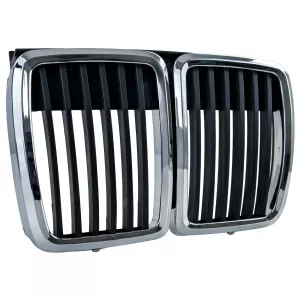 Sport front grille black chrome fits for 3 Series BMW E30 1982-1994
