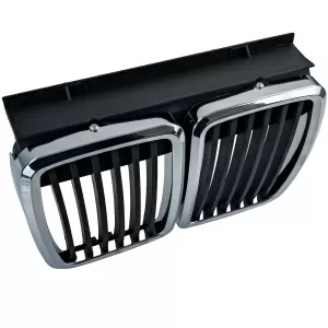 Sport front grille black chrome fits for 3 Series BMW E30 1982-1994