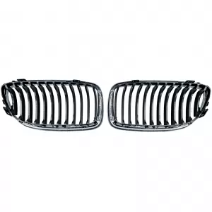 Sport front grille black chrome fits for 3 Series BMW E90 E91 2008-2012