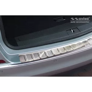 Avisa rear bumper protector suitable for Opel Astra 5-door estate 2012-2015, chrome