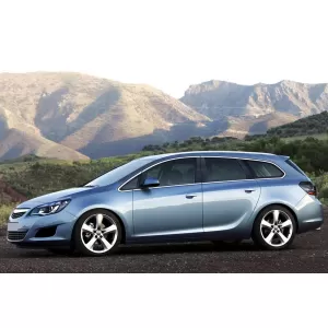 Avisa rear bumper protector suitable for Opel Astra 5-door estate 2012-2015, chrome