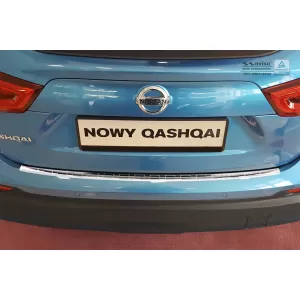 Protezione paraurti posteriore Avisa adatta per Nissan Qashqai 2017-2021, cromo-image-6211580