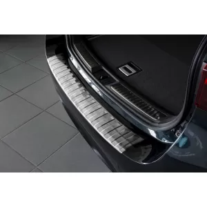 Protezione paraurti posteriore Avisa adatta per Toyota Avensis station wagon 2015-2018, cromo-image-6211603