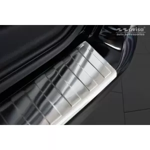 Paraurti posteriore Avisa protettore adatto per Opel Combo E Life, Cargo dopo il 2018, cromo-image-6211614