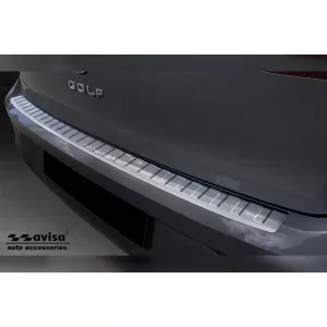 Avisa rear bumper protector suitable for Volkswagen Golf VIII hatchback 5 doors after 2019, chrome