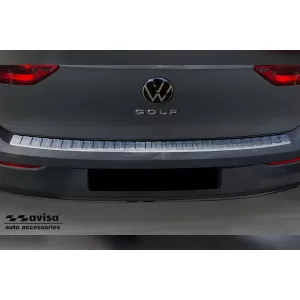 Avisa rear bumper protector suitable for Volkswagen Golf VIII hatchback 5 doors after 2019, chrome
