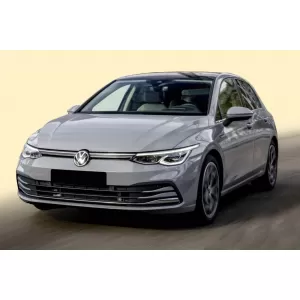 Avisa rear bumper protector suitable for Volkswagen Golf VIII hatchback 5 doors after 2019, chrome