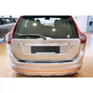 Protezione paraurti posteriore Avisa adatta per Volvo XC60 2013-2017, cromo-image-6211690