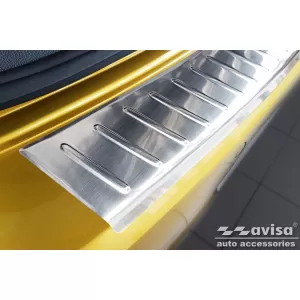 Protezione paraurti posteriore Avisa adatta per Volkswagen Golf 7 hatchback 2012-2017, 2017-2019 con 3 o 5 porte, cromo-image-6211714