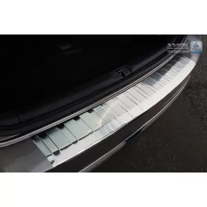 Protezione paraurti posteriore Avisa adatta per Volkswagen Passat B7 station wagon 2011-2014, cromo-image-6211722