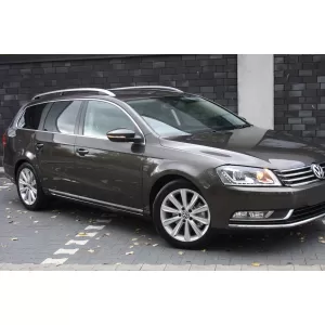 Protezione paraurti posteriore Avisa adatta per Volkswagen Passat B7 station wagon 2011-2014, cromo-image-6211725