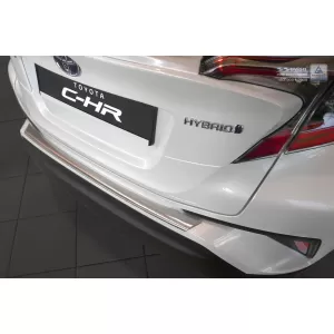 Protezione paraurti posteriore Avisa adatta per Toyota C-HR Crossover 2016-2019, dopo il 2019, cromo-image-6211737