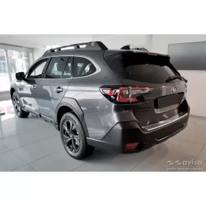 Protezione paraurti posteriore Avisa adatta per Subaru Outback dopo il 2021, cromo-image-6211760