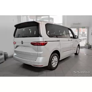Paraurti posteriore Avisa protettore adatto per Volkswagen T7 Multivan dopo il 2022, cromo-image-6211776
